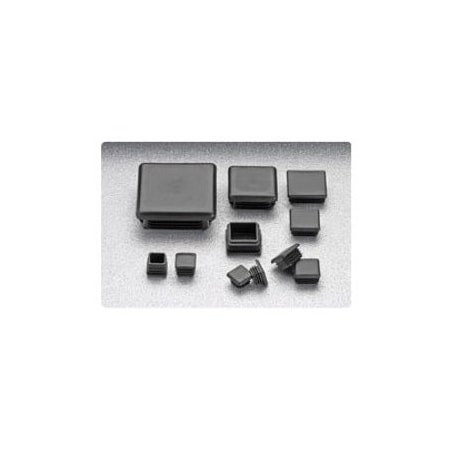 Stockcap Inserts-SQUARE-1/2-16-18-LDPE-BLACK,  947436